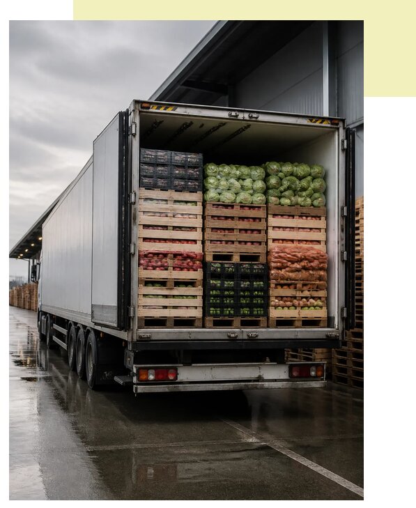 Перевозка плодоовощной продукции в Рославль по цене от 5138 р. | Агросервис-Рлв