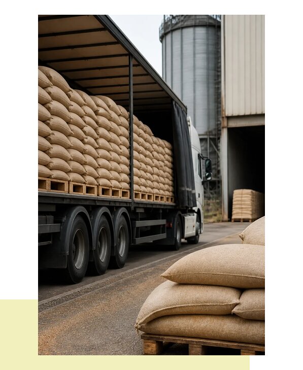 Перевозка солода в Рославль автомобильным транспортом по России
